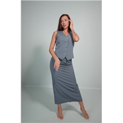 Женский костюм с жилетом и юбкой Happyfox