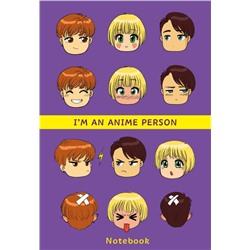 I'm an anime person. Блокнот для истинных анимешников (мягкая обложка)
