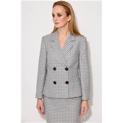 LeNata 21089 беж-в-клетку, Юбка,  Жакет