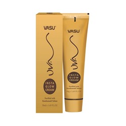 UVA INSTA GLOW Cream Vasu (Ува Инста Глоу, омолаживающий аюрведический крем для лица с маслом кумкумади, Васу), 50 г.