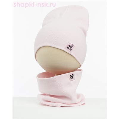 02-46-LT Комплект (шапка+снуд) (52-54)