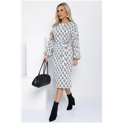 Платье Домино (светло-серое) П12763-18М