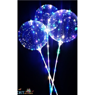 Шар на палочке BOBO (LED свет) 1 шт B197-38/045-15/2126-5, B197-38/045-15/2126-5