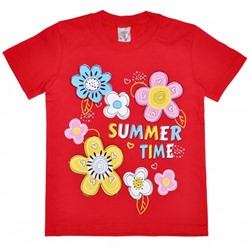 Футболка детская "Summer Time" для девочки