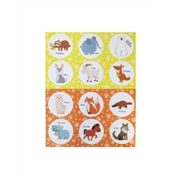 Обучающее лото для детей «Животные» с пластиковыми фишками