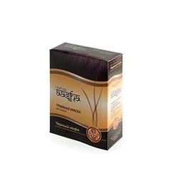 Травяная краска для волос ЧЁРНЫЙ КОФЕ, Aasha Herbals, 60 г.