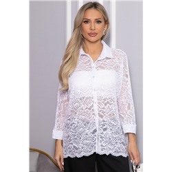 Рубашка кружевная Аристократка (белая) Б14511-10М