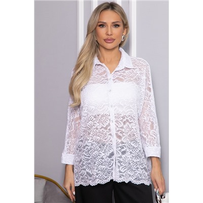 Рубашка кружевная Аристократка (белая) Б14511-10М