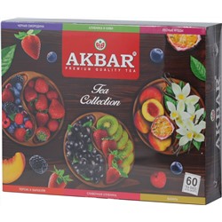 AKBAR. Подарочный набор Ассорти карт.упаковка, 60 пак.