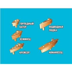 Настольная игра для двоих «Морской бой» (ретро)
