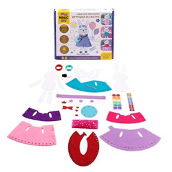 Мягкая игрушка из фетра «Заинька-Стиляга» своими руками