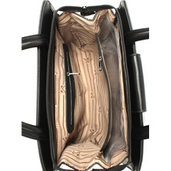 Сумка женская искусственная кожа Kenguluna-19661,  1отд-карм/перег,  плечевой ремень,  черный SALE 256937