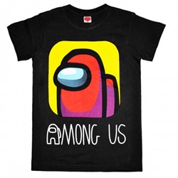 Футболка подростковая "Among Us" (черный)