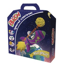Пушистый пластилин PLUSH набор Космос PL02201809, PL02201809