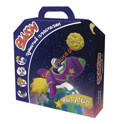 Пушистый пластилин PLUSH набор Космос PL02201809, PL02201809