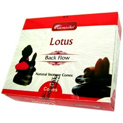 LOTUS Back Flow, Aromatika (ЛОТОС стелющийся дым, Ароматика), 10 конусов.