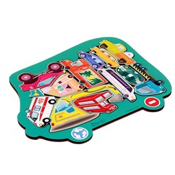 Пазл вкладыш «Люблю машинки»