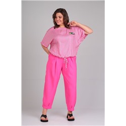 Michel chic 1342 розовый, Брюки,  Блуза
