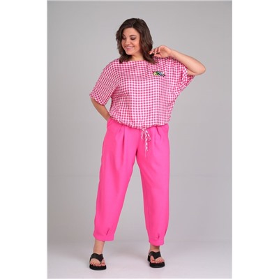 Michel chic 1342 розовый, Брюки,  Блуза