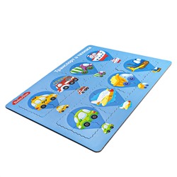 Развивающий планшетный пазл «Транспорт и техника» серии Baby Toys