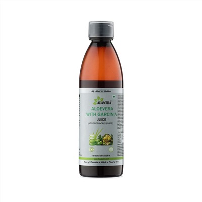 ALOE VERA WITH GARCINIA Juice, Alantra (Аюрведический сок АЛОЭ (алое) ВЕРА И ГАРЦИНИЯ, Алантра), 250 мл.