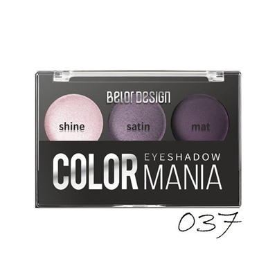 ТЕНИ ДЛЯ ВЕК 3-Х ЦВЕТНЫЕ COLOR MANIA