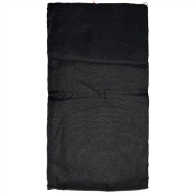 Джутовое Сари ISHITA HOUSE, Indian Jute, цвет ЧЕРНЫЙ С КРАСНОЙ КАЙМОЙ и Золотистой отделкой (Size: Onesize, с отрезом для блузы), 1 шт.
