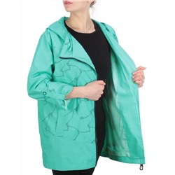 F809 GREEN Ветровка женская CO-COCOPINE (85% хлопок, 15% полиэстер) размер 46 (идет на 52 российский)