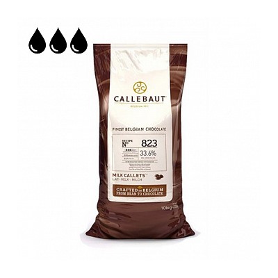 Шоколад Callebaut Молочный, (мешок 10 кг) (823NV-595)