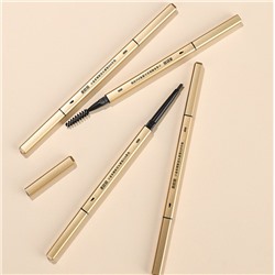 Тонкий карандаш для бровей с щеточкой.