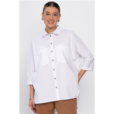 Рубашка с карманами Аристократка (белая) Б14449-10М