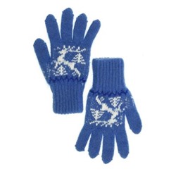 Перчатки детские с рисунком "Олень" 5101-11