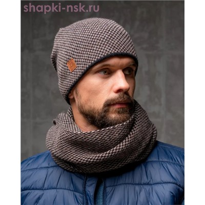 MM 467 F 467 Комплект мужской искуственный мех (шапка+снуд)