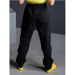 Брюки спортивные футер черные ФЖ