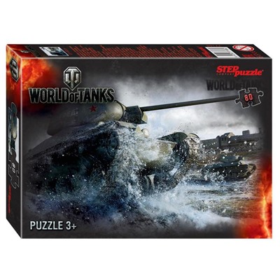 Пазл World of Tanks, 80 элемента