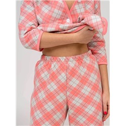 Костюм женский Текс-Плюс, цвет розовый бежевый