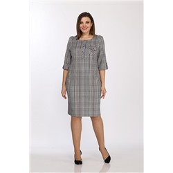 Lady Style Classic 432/7 клетка_серый, Платье