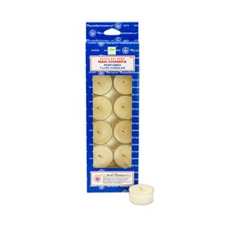 Perfumed T-Lite Candles NAG CHAMPA, Satya (Ароматические чайные свечи НАГ ЧАМПА, Сатья), набор 12 шт.