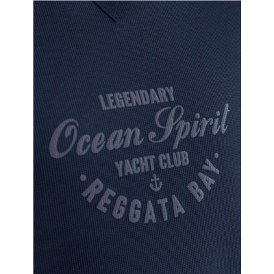 Джемпер легкий из фактурного эластичного трикотажа с принтом