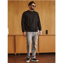 Джемпер из тонкого премиального футера с эластаном