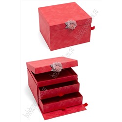 Подарочная коробка-шкатулка 24*22,5*15,5 см (SF-5679) красный