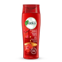 Vatika Shampoo STRENGHTEN & NOURISH, Dabur (Ватика, УКРЕПЛЯЮЩИЙ И ПИТАЮЩИЙ ШАМПУНЬ, с экстрактом ГИБИСКУСА, Для ослабленных волос, Дабур), 425 мл.