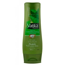 Vatika INDIAN HENNA Conditioner, Dabur (Ватика ИНДИЙСКАЯ ХНА Кондиционер, для сухих и поврежденных волос, Дабур), 200 мл.