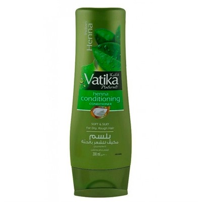 Vatika INDIAN HENNA Conditioner, Dabur (Ватика ИНДИЙСКАЯ ХНА Кондиционер, для сухих и поврежденных волос, Дабур), 200 мл.