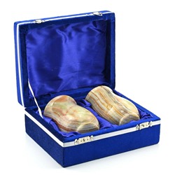 Набор стаканов из камня 64*64*98мм в бархатной коробке