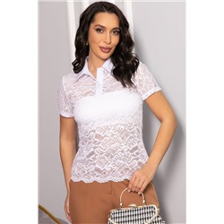 Поло Тренди (белое/кружево) Б14561-10М