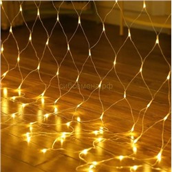 Гирлянда-сетка LED120 тепл. белая 1,5м*1,5м RT-2421
