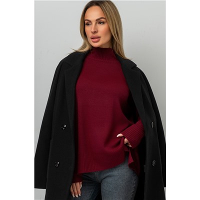 Женский джемпер оверсайз с воротником-стойкой Happyfox