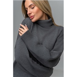 Женский свитер оверсайз с высоким воротом Happyfox