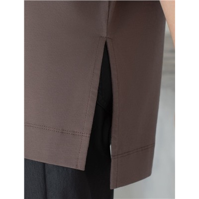 Футболка оверсайз с принтом пайетками из премиального хлопка с эластаном